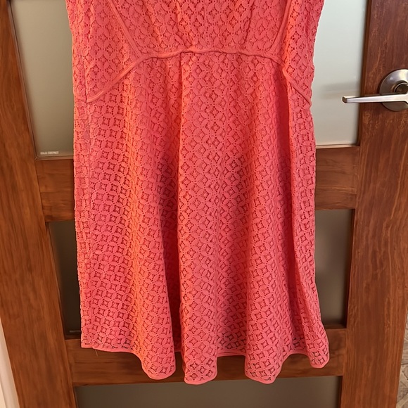 Max Studio pink lace dress size L - Picture 5 of 6